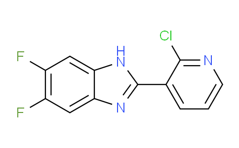 CAS No. 1281980-00-4, 2-(2-Chloropyridin-3-yl)-5,6-difluoro-1H-benzo[d]imidazole