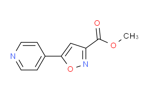 CAS No. 1375064-44-0, methyl 5-(pyridin-4-yl)isoxazole-3-carboxylate