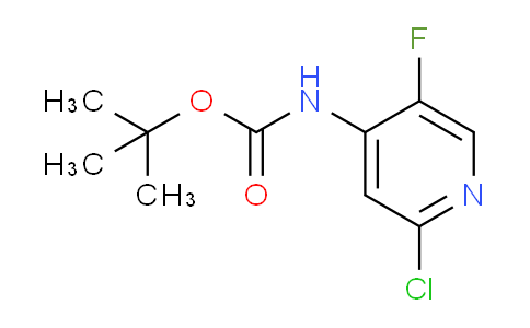 CAS No. 1354223-67-8, tert-Butyl (2-chloro-5-fluoropyridin-4-yl)carbamate