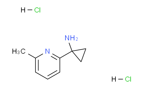 CAS No. 1384265-39-7, 1-(6-Methylpyridin-2-yl)cyclopropanamine dihydrochloride