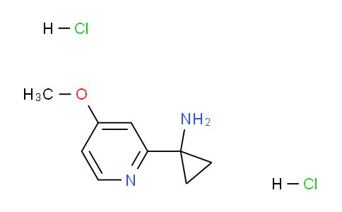 CAS No. 1384264-32-7, 1-(4-Methoxypyridin-2-yl)cyclopropanamine dihydrochloride