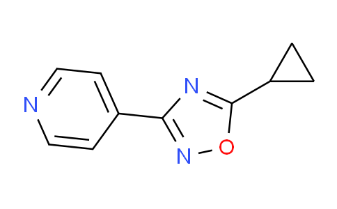CAS No. 22926-67-6, 5-Cyclopropyl-3-(pyridin-4-yl)-1,2,4-oxadiazole
