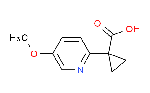 CAS No. 1282549-26-1, 1-(5-Methoxypyridin-2-yl)cyclopropanecarboxylic acid