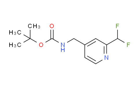 CAS No. 1428532-94-8, tert-Butyl ((2-(difluoromethyl)pyridin-4-yl)methyl)carbamate