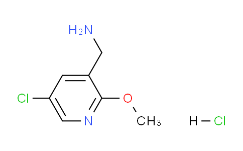 CAS No. 1432754-55-6, (5-Chloro-2-methoxypyridin-3-yl)methanamine hydrochloride