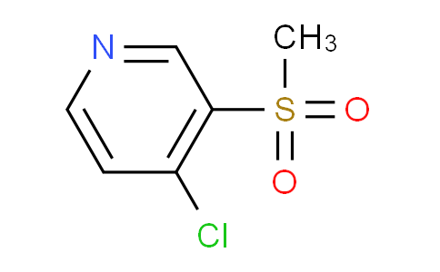 CAS No. 1346535-76-9, 4-Chloro-3-(methylsulfonyl)pyridine