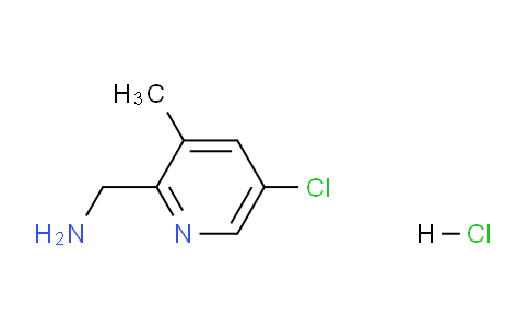 CAS No. 1257535-41-3, (5-chloro-3-methylpyridin-2-yl)methanamine hydrochloride