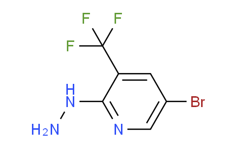 CAS No. 1374652-48-8, 1-(5-bromo-3-(trifluoromethyl)pyridin-2-yl)hydrazine