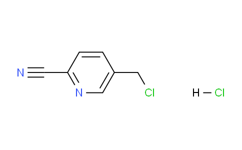 CAS No. 1225380-31-3, 5-(Chloromethyl)picolinonitrile hydrochloride