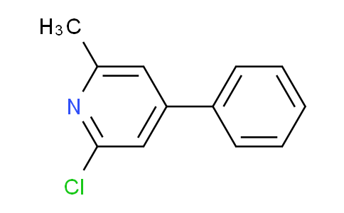 CAS No. 54453-92-8, 2-Chloro-6-methyl-4-phenylpyridine