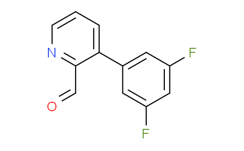 CAS No. 780801-43-6, 3-(3,5-Difluorophenyl)picolinaldehyde