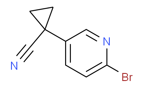 CAS No. 827628-16-0, 1-(6-Bromopyridin-3-yl)cyclopropanecarbonitrile