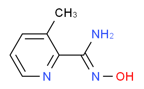 CAS No. 690632-33-8, N'-Hydroxy-3-methylpicolinimidamide