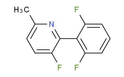 CAS No. 1210419-18-3, 2-(2,6-Difluorophenyl)-3-fluoro-6-methylpyridine