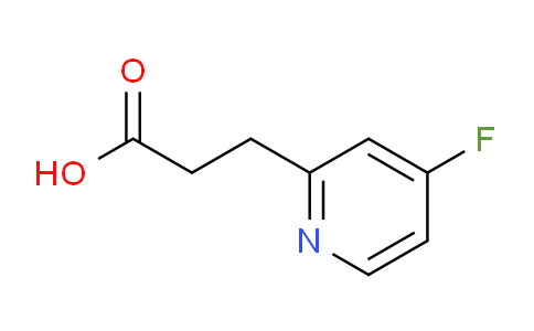 CAS No. 1823931-38-9, 3-(4-Fluoropyridin-2-yl)propanoic acid