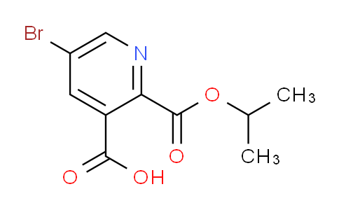 CAS No. 863444-48-8, 5-Bromo-2-(isopropoxycarbonyl)nicotinic acid