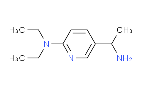 CAS No. 1337180-70-7, 5-(1-aminoethyl)-N,N-diethylpyridin-2-amine