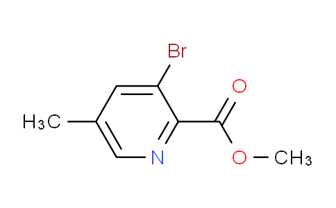 CAS No. 1228880-68-9, methyl 3-bromo-5-methylpyridine-2-carboxylate