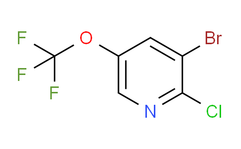 CAS No. 1361852-33-6, 3-bromo-2-chloro-5-(trifluoromethoxy)pyridine