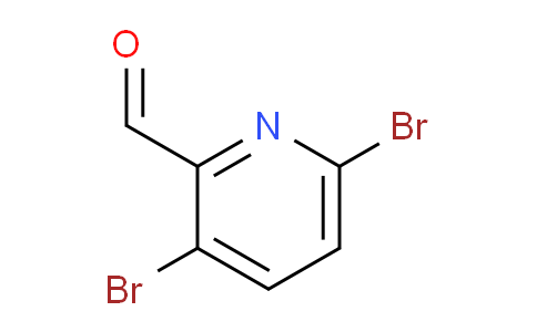 CAS No. 1215183-85-9, 3,6-dibromopyridine-2-carbaldehyde