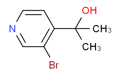 CAS No. 1240605-46-2, 2-(3-bromopyridin-4-yl)propan-2-ol