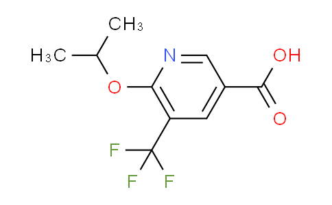CAS No. 1201146-67-9, 6-[(1-methylethyl)oxy]-5-(trifluoromethyl)-3-pyridinecarboxylic acid
