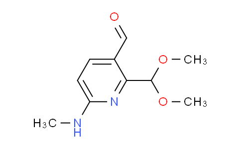 CAS No. 2227206-52-0, 2-(dimethoxymethyl)-6-(methylamino)pyridine-3-carbaldehyde