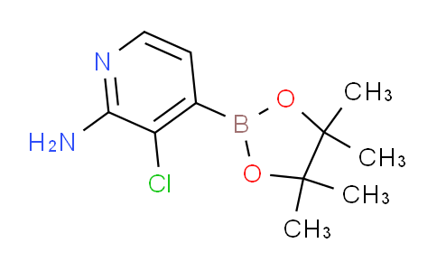 CAS No. 1269440-75-6, 3-chloro-4-(4,4,5,5-tetramethyl-1,3,2-dioxaborolan-2-yl)pyridin-2-amine