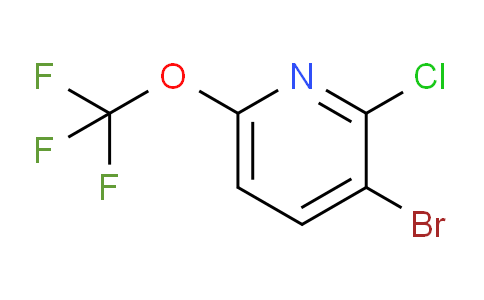 CAS No. 1361681-57-3, 3-bromo-2-chloro-6-(trifluoromethoxy)pyridine