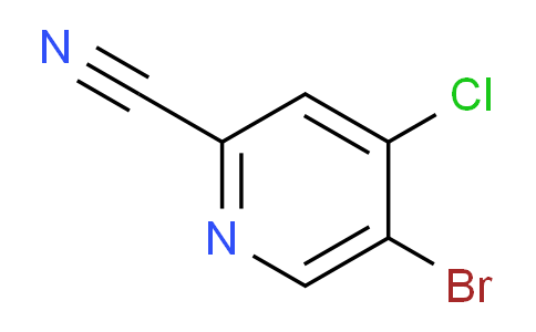 CAS No. 1256790-41-6, 5-bromo-4-chloropyridine-2-carbonitrile