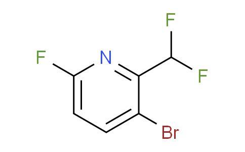 CAS No. 1803695-57-9, 3-bromo-2-(difluoromethyl)-6-fluoropyridine