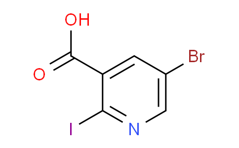 CAS No. 1346543-04-1, 5-bromo-2-iodopyridine-3-carboxylic acid