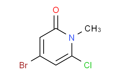 CAS No. 1628839-56-4, 4-bromo-6-chloro-1-methylpyridin-2-one