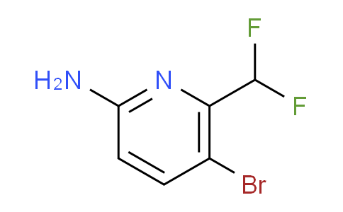 CAS No. 1805958-87-5, 5-bromo-6-(difluoromethyl)pyridin-2-amine