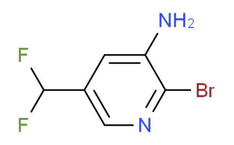 CAS No. 1804445-79-1, 2-bromo-5-(difluoromethyl)pyridin-3-amine