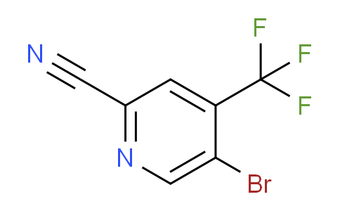 CAS No. 1807025-27-9, 5-bromo-4-(trifluoromethyl)pyridine-2-carbonitrile