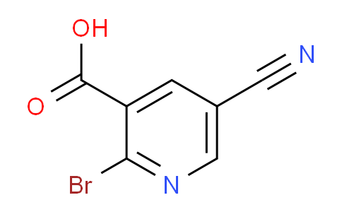 CAS No. 1805249-34-6, 2-bromo-5-cyanopyridine-3-carboxylic acid