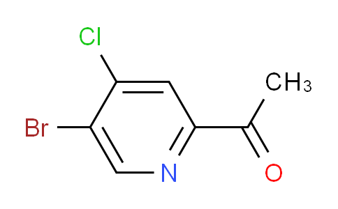 CAS No. 1256789-44-2, 1-(5-bromo-4-chloropyridin-2-yl)ethanone