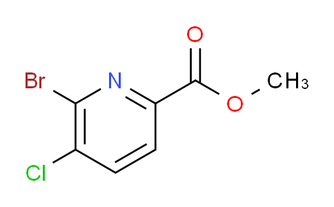 CAS No. 1214324-91-0, methyl 6-bromo-5-chloropyridine-2-carboxylate