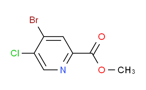 CAS No. 1256834-36-2, methyl 4-bromo-5-chloropyridine-2-carboxylate