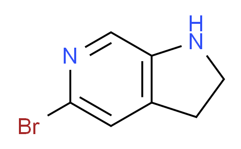 CAS No. 1393534-29-6, 5-bromo-2,3-dihydro-1H-pyrrolo[2,3-c]pyridine