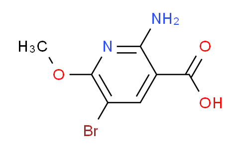 CAS No. 1935891-49-8, 2-amino-5-bromo-6-methoxypyridine-3-carboxylic acid
