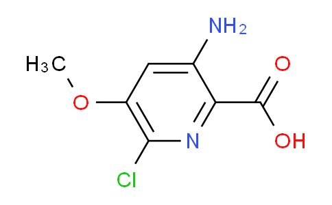 CAS No. 1352882-30-4, 3-amino-6-chloro-5-methoxypyridine-2-carboxylic acid