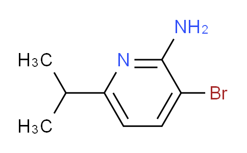 CAS No. 1502064-99-4, 3-bromo-6-propan-2-ylpyridin-2-amine