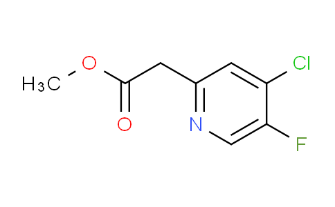 CAS No. 1805955-24-1, methyl 2-(4-chloro-5-fluoropyridin-2-yl)acetate