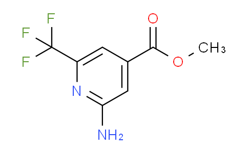 CAS No. 1227562-16-4, methyl 2-amino-6-(trifluoromethyl)pyridine-4-carboxylate
