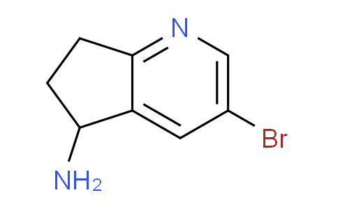 CAS No. 1196151-64-0, 3-bromo-6,7-dihydro-5H-cyclopenta[b]pyridin-5-amine