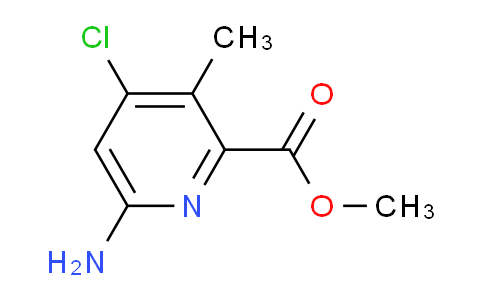 CAS No. 2079891-83-9, methyl 6-amino-4-chloro-3-methylpyridine-2-carboxylate