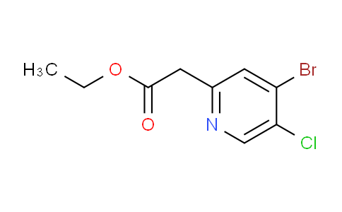 CAS No. 1807012-93-6, ethyl 2-(4-bromo-5-chloropyridin-2-yl)acetate