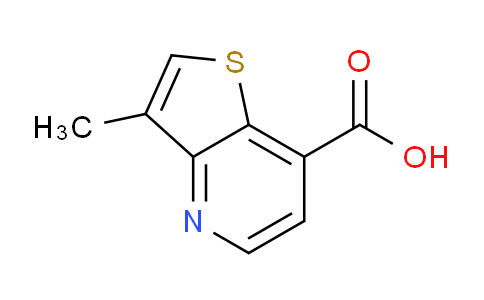 CAS No. 1637663-10-5, 3-methylthieno[3,2-b]pyridine-7-carboxylic acid